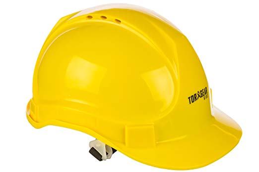 Child Hard Hat - Ages 2 to 6 - Kids Yellow Safety Construction Helmet or Costume
