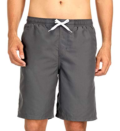 ATTRACO Mens Swim Trunks Summer Beach Shorts Board Shorts Pockets 21" Boardshorts