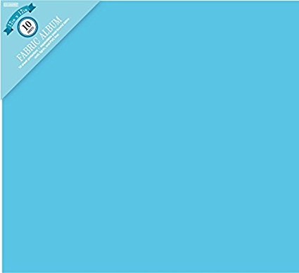 ColorBok 71848D Fabric Album Light Teal, 12" X 12"