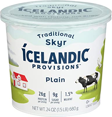 Icelandic Provisions Traditional Plain Skyr, 24 oz