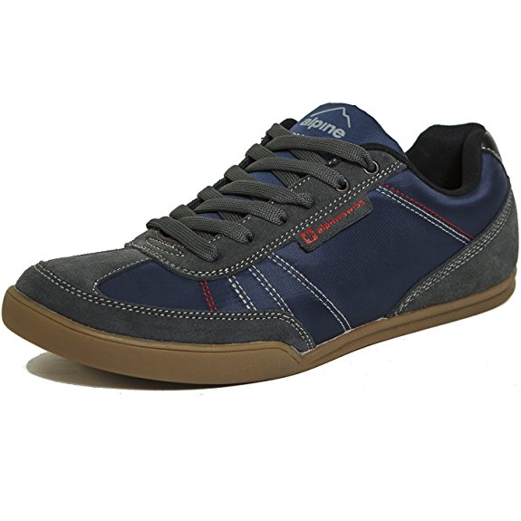 Alpine Swiss Marco Men's Retro Tennis Shoes Suede Trim Fashion Sneakers