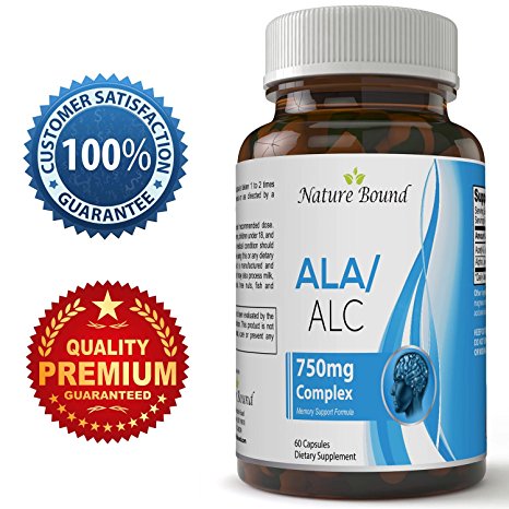 Alpha Lipoic Acid for Skin with Acetyl L-Carnitine Arginate HCL – Super Antioxidant Vitamin Formula for Women and Men – Best ALC & ALA Weight Loss and Energy Supplement for Health by Nature Bound