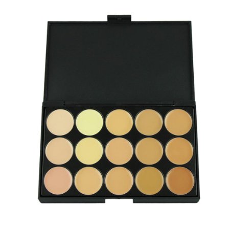 Tonsee Professional 15 Concealer Camouflage FaceHighlightFoundationCream Makeup Palette