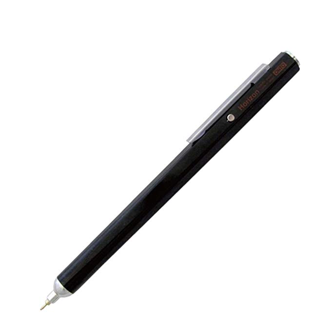 Ohto Horizon Black Needlepoint .7mm Ballpoint Pen - NBP-587H-BK