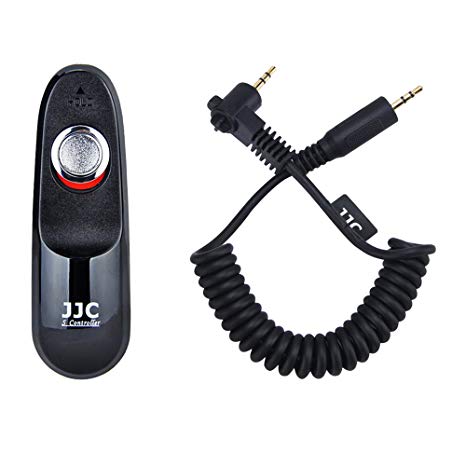 Wired Remote Shutter Cord JJC Shutter Release Cord Controller Cable for Canon T7 T6 T5 T3 XS T7i T6s T6i T5i T4i T3i T2i T1i XT XSi XTi SL2 SL1 80D 77D 70D 60Da 60D M6 Replaces Canon RS-60E3