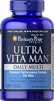 Puritan's Pride Ultra Vita Man Time Release-180 Caplets