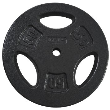 CAP Barbell Standard Grip Plate, Black