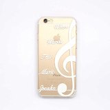 6 Case iPhone 6 Case -LUOLNH When Words Fail Music Speaks quotes love hope Clear Pattern Premium ULTRA SLIM Hard Cover for iPhone 6 47