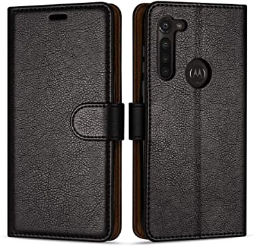 Case Collection Premium Leather Folio Cover for Motorola Moto G8 Case (6.4") Magnetic Closure Full Protection Book Design Wallet Flip with [Card Slots] and [Kickstand] for Motorola Moto G8 Phone Case