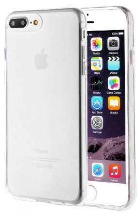 iPhone 7 plus Case, Scratch Resistant Soft TPU Ultra Slim Light Weigh Crystal Clear Transparent Case for Apple iPhone 7 Plus All Carriers by iSee Case (Clear)
