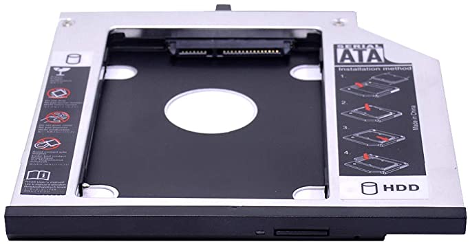 Deyoung 2nd HDD SSD Hard Drive Caddy Adapter for Lenovo Thinkpad T400 T410si T410i T420si T430si and x200 x201 x220 UltraBase