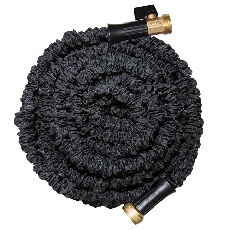 High Quality Black Garden Hose - Expands to 50 Feet - XHOSE® Pro ExtremeTM - The Original Expanding Hose - Lightweight, Kink-Free, and Stronger Than Ever - Expands Up To 3X its Length -