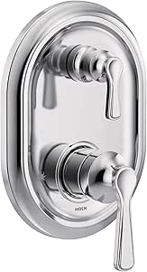 Moen UTS9211 M-CORE 3-Series 2-Handle Shower Trim with Integrated Transfer Valve, Valve Required, Chrome