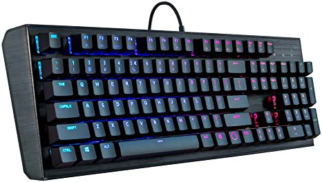 Cooler Master CK552 Gaming Mechanical Keyboard W/Gateron Red Switch with RGB Back Lighting - Pure Black