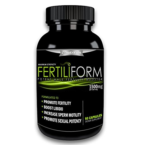 FertiliForm Mens / Male Fertility Supplement | Natural Blend of Vitamins and Supplements in Pills