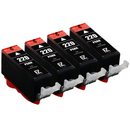 E-Z Ink (TM) Compatible Ink Cartridge Replacement for Canon PGI-220 Black (4 Pack)