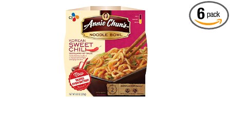 Annie Chun's Noodle Bowl, Korean Sweet Chili, 7.9 Ounce (Pack of 6)