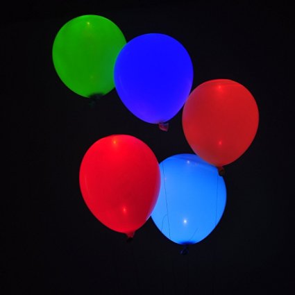 LED Balloons for  Party 30PCS Mix Color Light Up Balloons