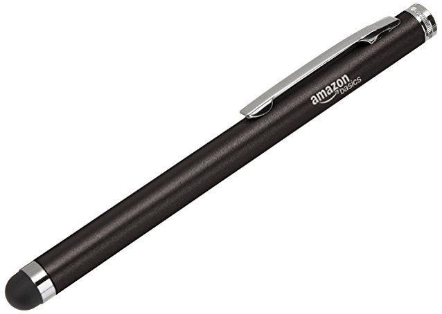 AmazonBasics Capacitive Stylus for Touchscreen Devices - Black