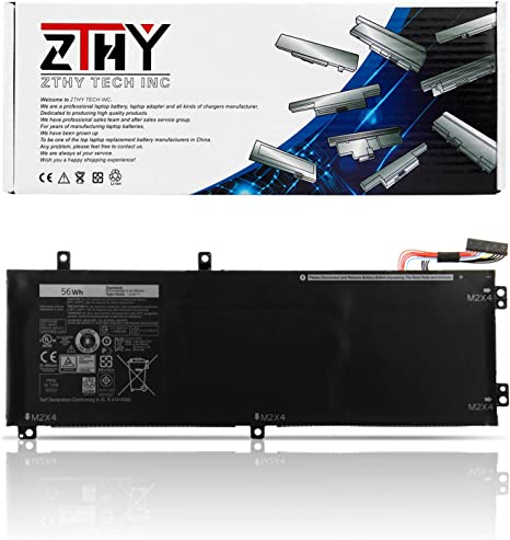 ZTHY H5H20 Battery Replacement for Dell XPS 15 9570 9560 Precision M5510 M5520 M5530 Workstation Series Notebook 05041C 5041C 5D91C H5H2O 56Wh 3-Cell 11.4V