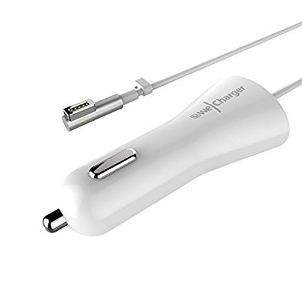 MacBook Car Charger, WeCharger Super High Speed Ultra-compact Car Power Adapter 45w 60w 85w for MacBook Air / Pro with L-Shaped MagSafe Connector