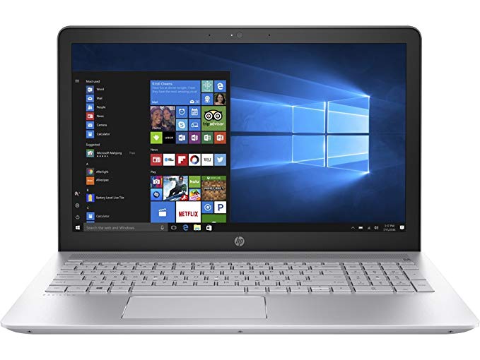 HP 15.6" FHD Notebook , Intel Core i7-7500U Processor up to 3.5 GHz, 12GB DDR4, 1TB Hard Drive, No DVD, Backlit Keyboard, Webcam, Bluetooth, Windows 10 Home