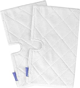 HOMEXCEL Reusable Steam Mop Replacement Pads for Shark S3500 Series S3501 S3550 S3901 SE450 S3801CO S3601D S2901 S2902 Steam Pocket Mop-Washable Microfiber Mop Pads-2 Pack