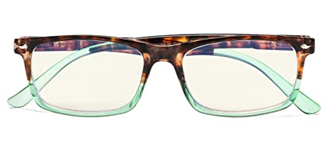 UV Protection,Anti Blue Rays,Reduce Eyestrain from Digital Gear,Computer Reading Glasses Readers for Men Women