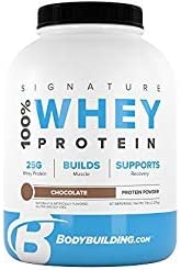Bodybuilding Signature 100% Whey Protein Powder | 25g of Protein per Serving (Chocolate, 5 Lbs)