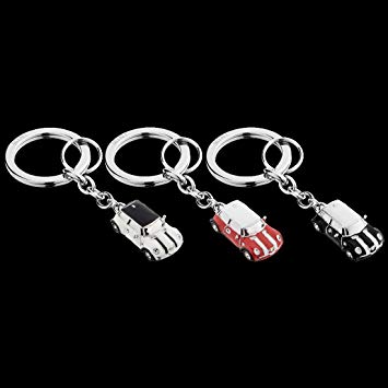 MINI Car Key Ring / Pepper White