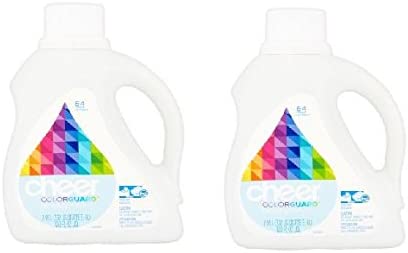 Cheer HE Liquid Detergent - 100 oz - Free & Gentle (64 Load, 2 Pack)