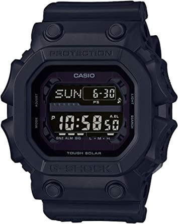 CASIO Mens Digital Quartz Watch with Resin Strap GX-56BB-1ER