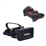 VIGICA Virtual Reality 3D Video Glasses Bluetooth Game Controller for Android iPhone PC Windows Set top Boxes