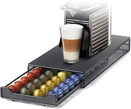 Coffee Pods Holder Drawer for Nespresso OriginalLine (40 Pods)
