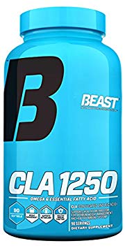 Beast Sports Nutrition CLA 1250. Lose Fat and Gain Muscle with CLA 1250.  Omega-6 fatty acids also known as Conjugated Linoleic Acids (CLA) support weight Loss and help build lean muscle. 90 Softgels