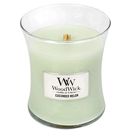 WoodWick Cucumber Melon Medium Jar Scented Candle