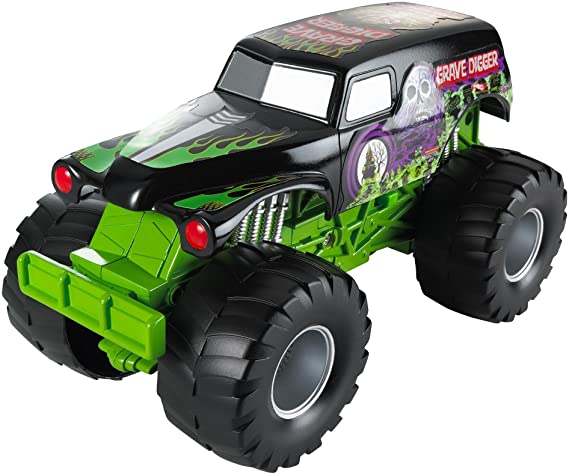 Hot Wheels Monster Jam Truck Grave Digger Sound Smashers