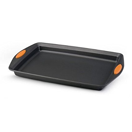 Rachael Ray Oven Lovin' Non-Stick 10" x 15" Crispy Cookie Baking Sheet, Orange