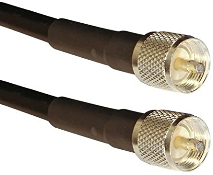 MILSPEC RG-213 Coaxial Jumper Ham CB UHF Male 3 Ft Coax Patch Cable PL-259 Connectors - Made in The USA by MPD Digital (TM) RG213 213 M17/163A RG-213U 3ft pl259 Jumper