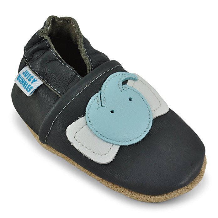 Juicy Bumbles Beautiful Soft Leather Baby Shoes with Suede Soles – Toddler Shoes – Infant Shoes – Pre Walker Shoes – Crib Shoes