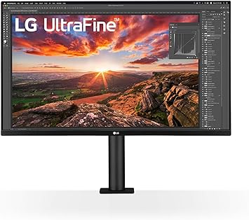 LG UltraFine UHD Monitor 32UN880P, 32 Inch, 4K, 60Hz, 5ms GtG, IPS Panel, HDR 10, AMD FreeSync, Smart Energy Saving, HDMI, Displayport, USB-C, Matte Black