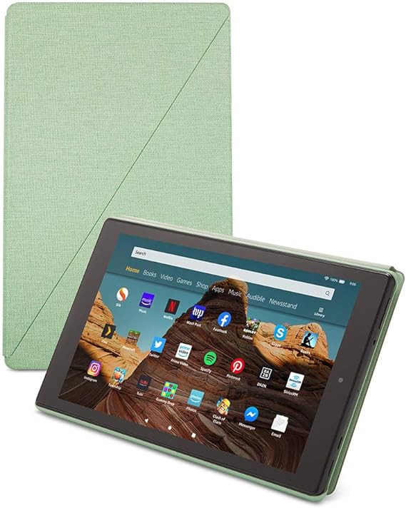 Amazon Fire HD 10 Tablet Case (Compatible with 7th and 9th Generations, 2017 and 2019 Releases), Sage