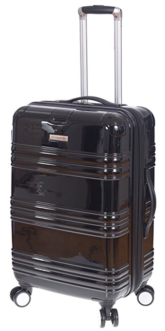 Air Canada 24" Hardside Roll Aboard Suitcase Black