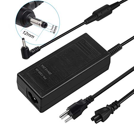AC Charger for Lenovo Ideapad 100S 100S-14IBR 100S-14IBY Model 80R9 80R90004US 80R9005JUS 80R9005KUS 80R90073US (only fit for 20V 2.25A 45W) Laptop   Power Cord