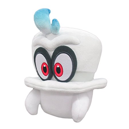 Super Mario Odyssey Cappy Mario's Hat Ghost Plush Toy Height 7.87" 20cm Official Licensed by Nintendo [Japan]