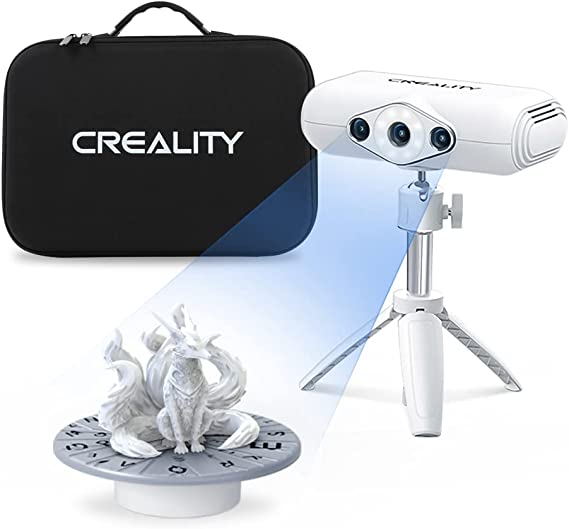 Official Creality CR Scan Lizard 3D Scanner Kit, 0.05 MM Accuracy & 10 FPS scan Speed 3D Scanner for 3D Printing & Modeling, with Handheld/Turntable Modes Automatic Multi-Pose Alignment Automatic