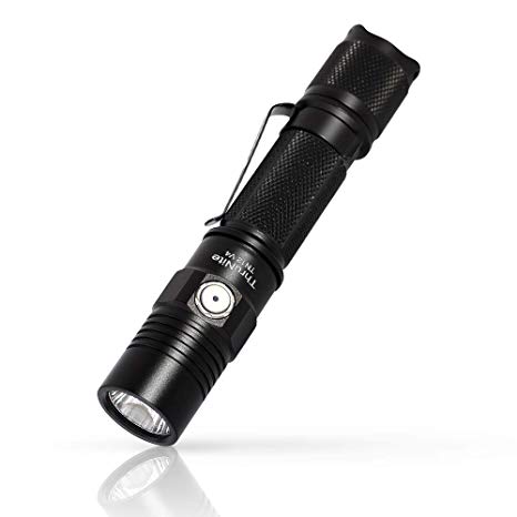 ThruNite TN12 V4 1100 Lumens Handheld Flashlight, CREE XP-L V6 EDC LED Flashlight, Indoor/Outdoor (Camping, Hiking, Security and Emergency Use) - Cool White (CW)