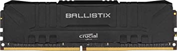 Crucial Ballistix 3000 MHz DDR4 DRAM Desktop Gaming Memory 8GB CL15 BL8G30C15U4B (Black), Standard: 8GB