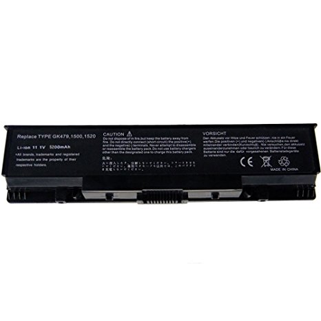 Bay Valley Parts®New Laptop Battery for Dell Inspiron 1720 1721 1520 1521 GK479 FK890 Vostro 1500 1700 Li-ion 6 Cell 11.1v 5200mAh/56WH 12 month warranty