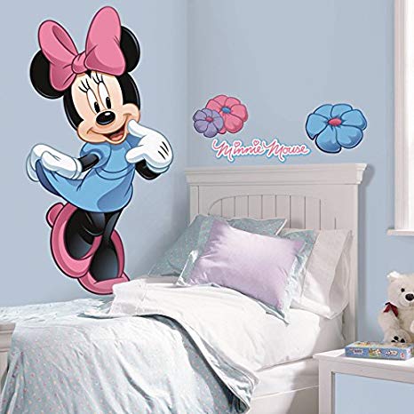 RoomMates Minnie Mouse Peel and Stick Giant Wall Decal